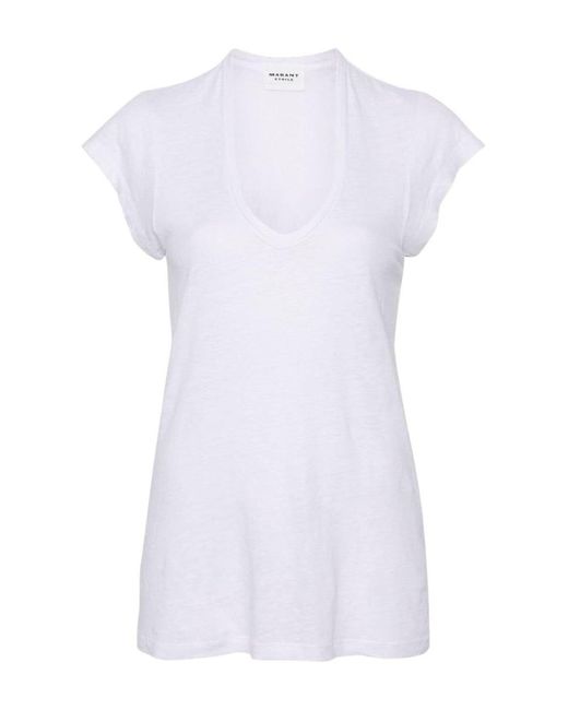 Isabel Marant White Isabel Marant Etoile T-Shirts & Tops