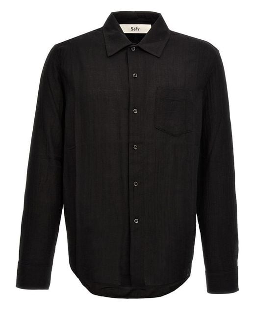 Séfr Men's Black 'Leo' Shirt