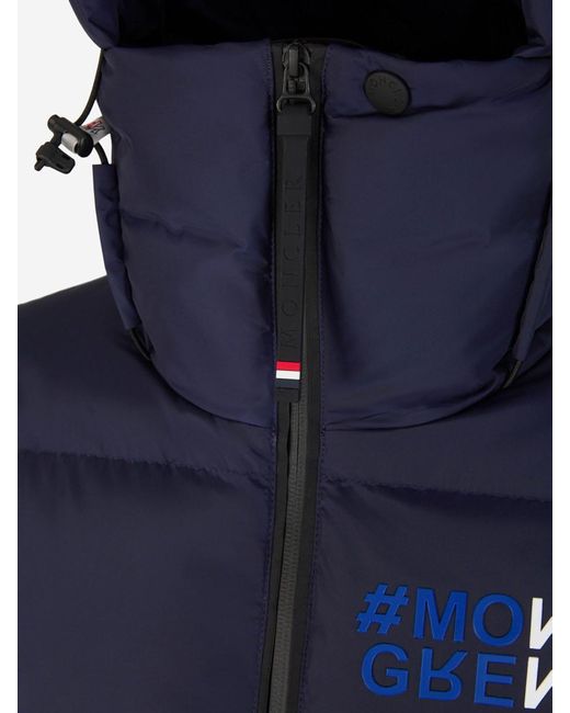 3 MONCLER GRENOBLE Blue Isorno Padded Jacket for men