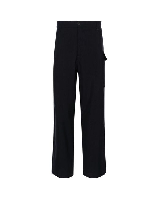 Marni Black Trousers With Utility Pocket for men
