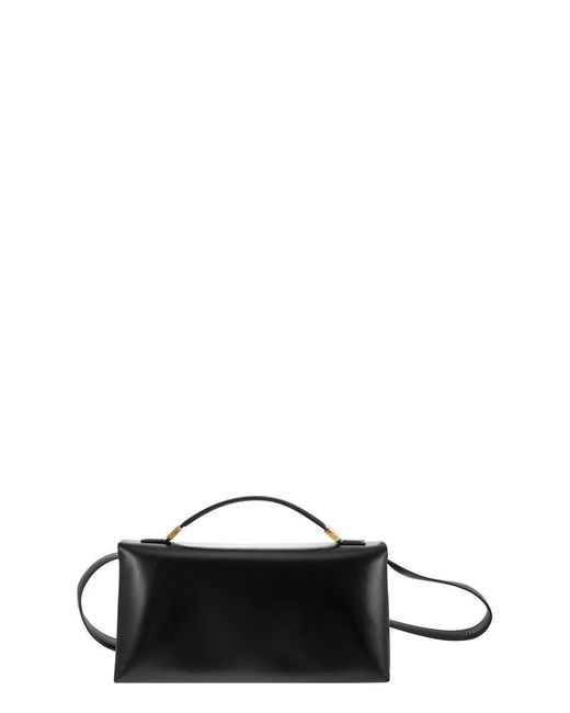 Marni Black Prisma Leather Handbag