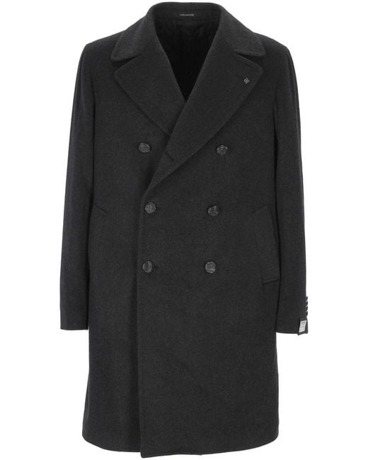 Tagliatore Black Coats for men