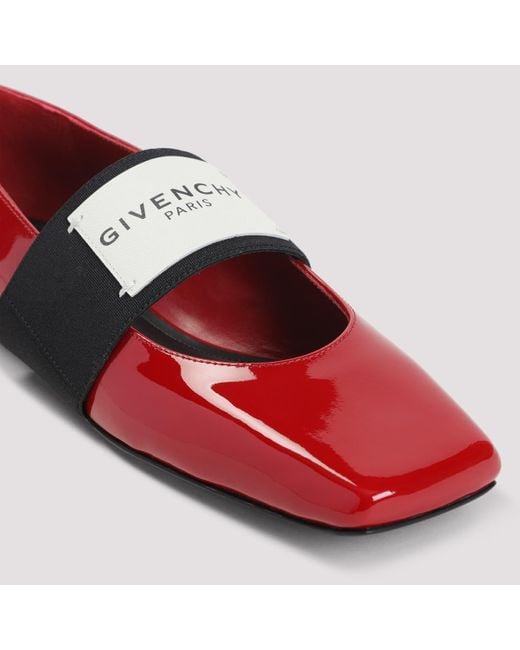 Givenchy Red Ballerina Shoes