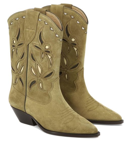 Isabel Marant Green "duerto" Cowboy Boots