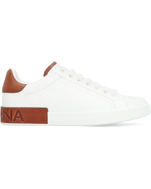 Dolce & Gabbana White Dolce&Gabbana Sneakers Portofino for men