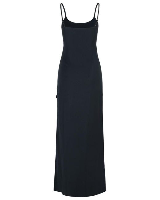 Coperni Blue Cotton Blend Dress