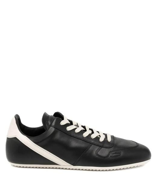 Rick Owens Black Minimal Sneak for men