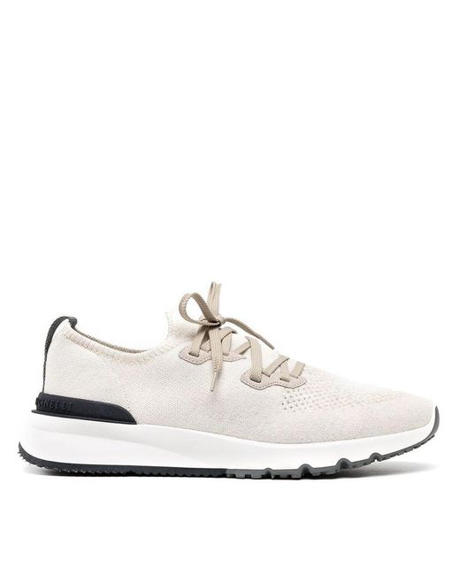 Brunello Cucinelli White Sneakers for men