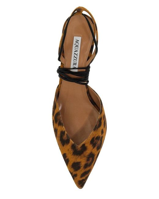 Aquazzura Metallic With Heel
