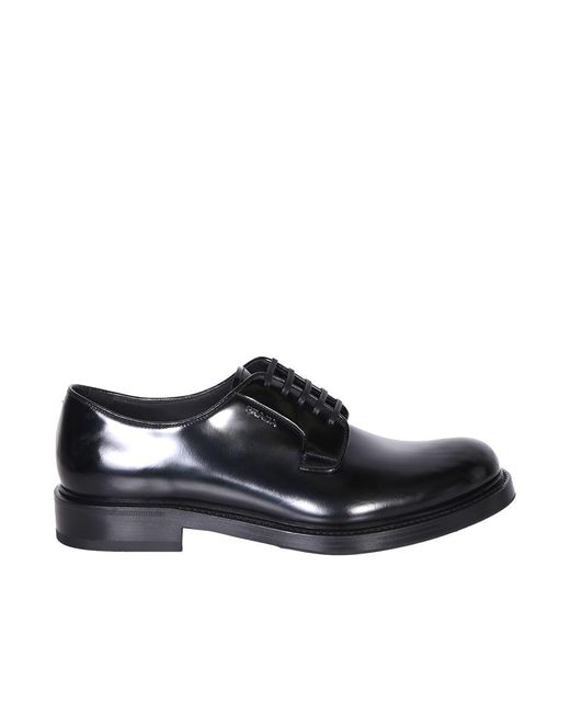Prada Lace-up Black Shoes for men