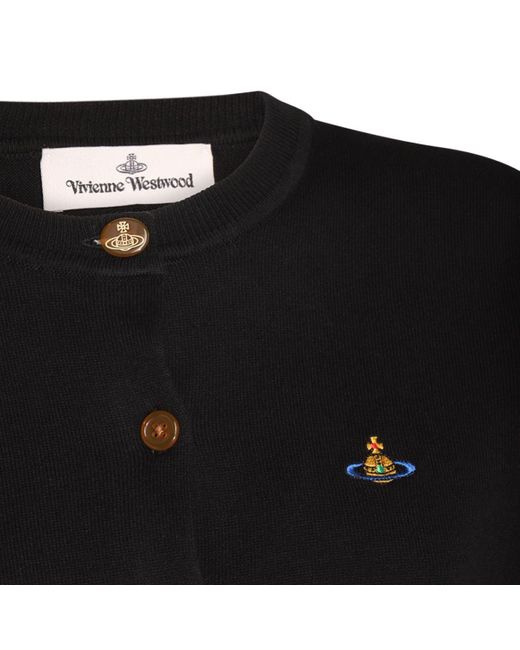 Vivienne Westwood Black Cotton Cardigan
