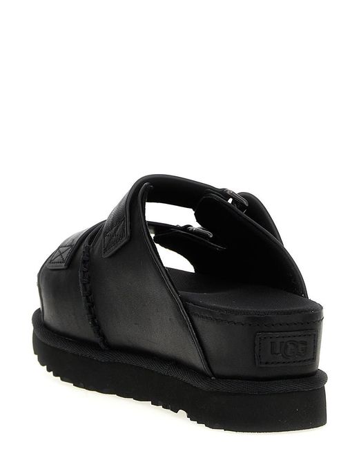 Ugg Black 'Goldenstar Hi' Slides