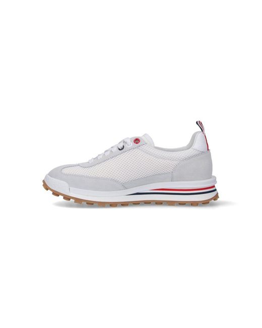Thom Browne White "tech Runner" Sneakers
