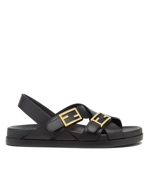 Fendi Black Sandalwood Shoes