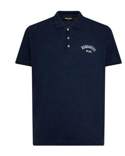 DSquared² Blue Polo Shirts for men