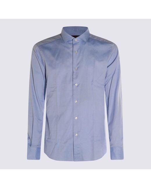 Glanshirt Blue Light Cotton Shirt for men