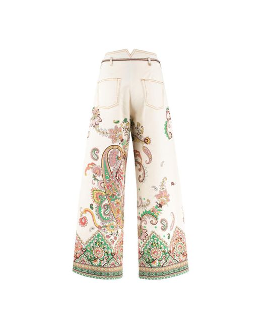 Etro Natural Jeans Paisley