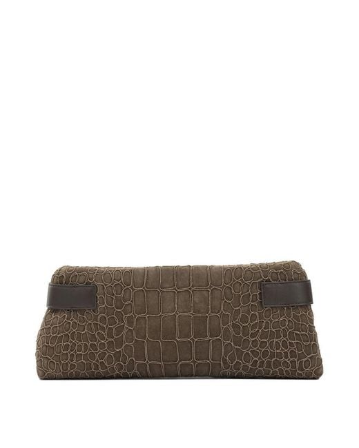 Brunello Cucinelli Brown "Essence" Clutch