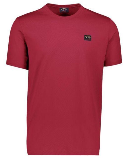 Paul & Shark Red T-shirt for men