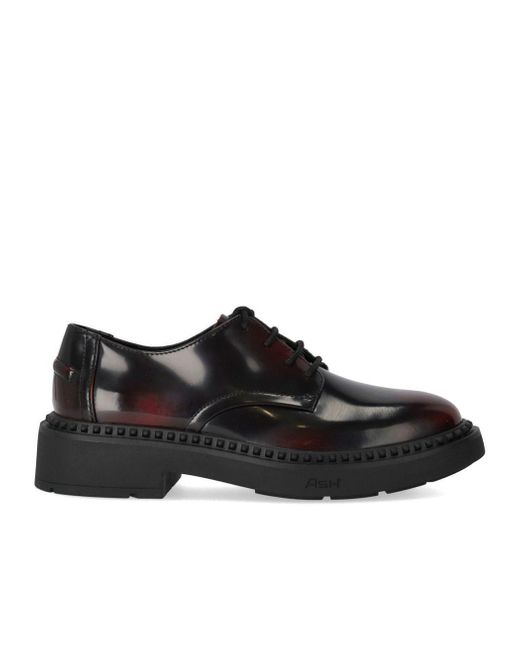 Ash Black Mercury/Burgundy Lace-Up Shoe
