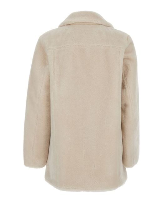 Urbancode Natural Single-Breasted Jacket With Classic Lapels