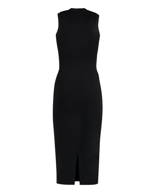 Victoria Beckham Black Knitted Dress