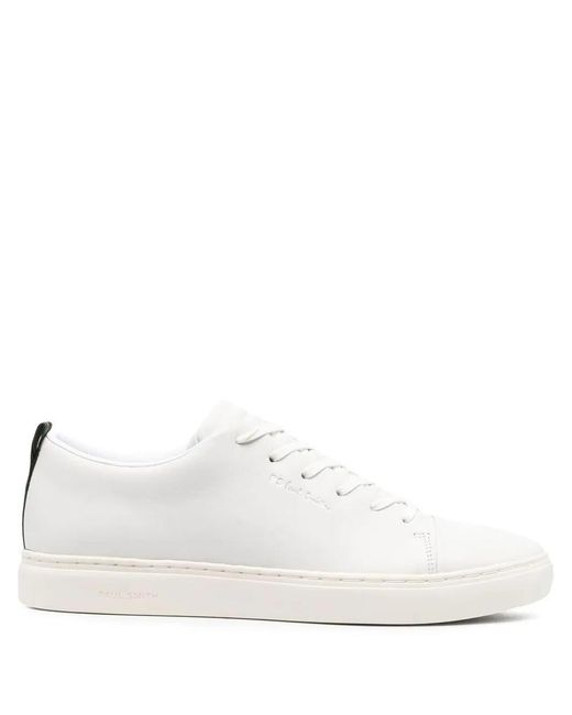 Paul Smith White Lee Leather Sneakers for men