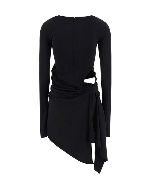 The Attico Black Mini Dress