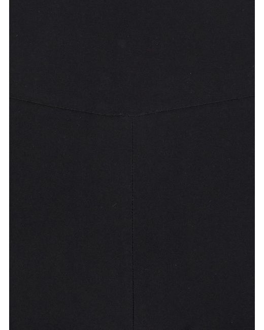 Norma Kamali Blue 'Boot' Pants With High Waist And Wide Leg