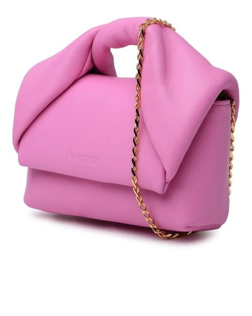 JW Anderson Borsa Twister Mini In Pelle Rosa in Pink | Lyst