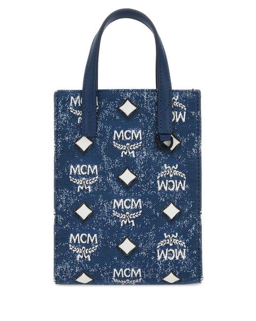 MCM Blue Handbags.
