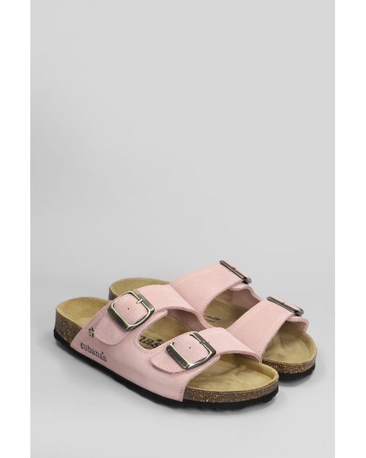 Cubanas Pink Amalia Flats