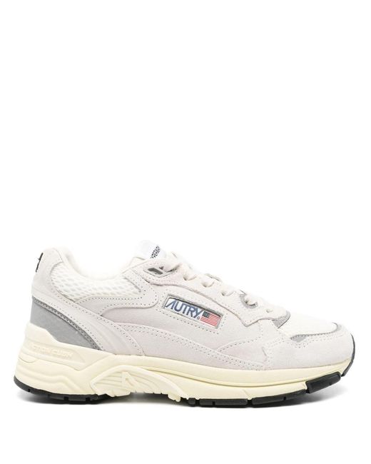 Autry White Hyperway Low Suede/Mesh