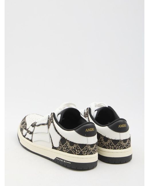 Amiri White Skel-top Low Sneakers for men