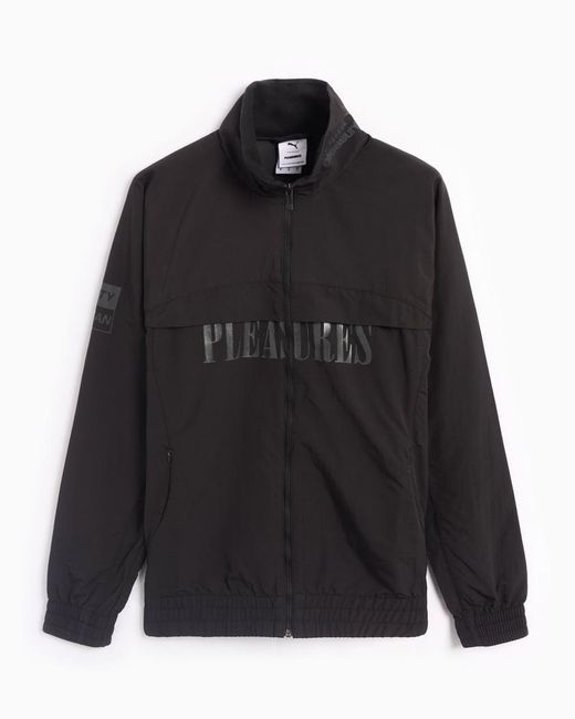 PUMA Black X Pleasures Cellerator Track Jacket for men