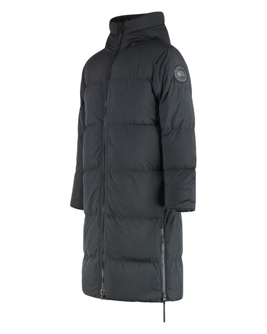 Canada Goose Gray Lawrence Long Down Jacket for men