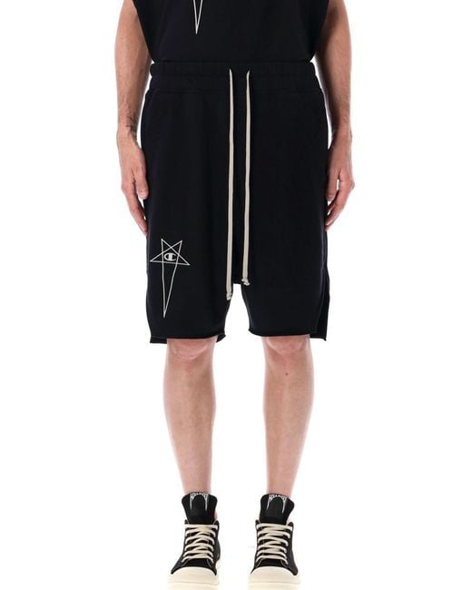 Rick Owens X Champion Black Beveled Pods for men