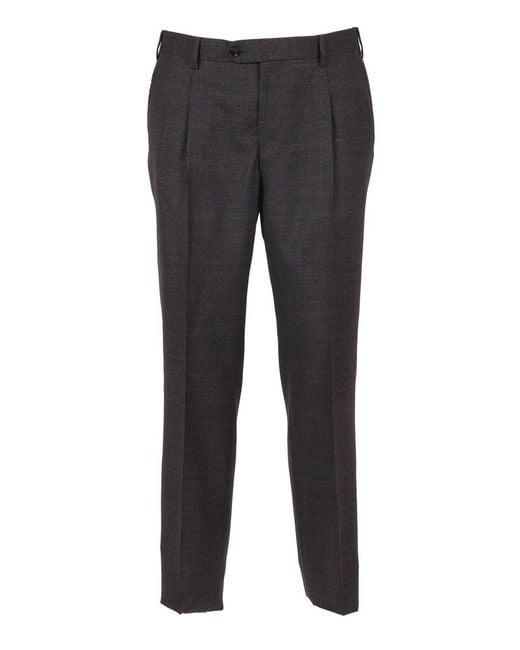 Luigi Bianchi Black Single-breasted Suit for men