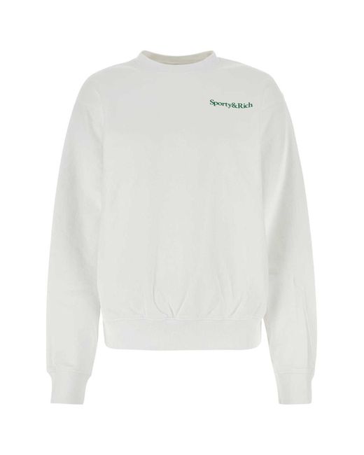 Sporty & Rich White Sweatshirts