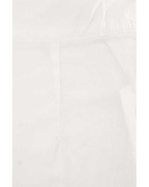 Dries Van Noten White Trousers