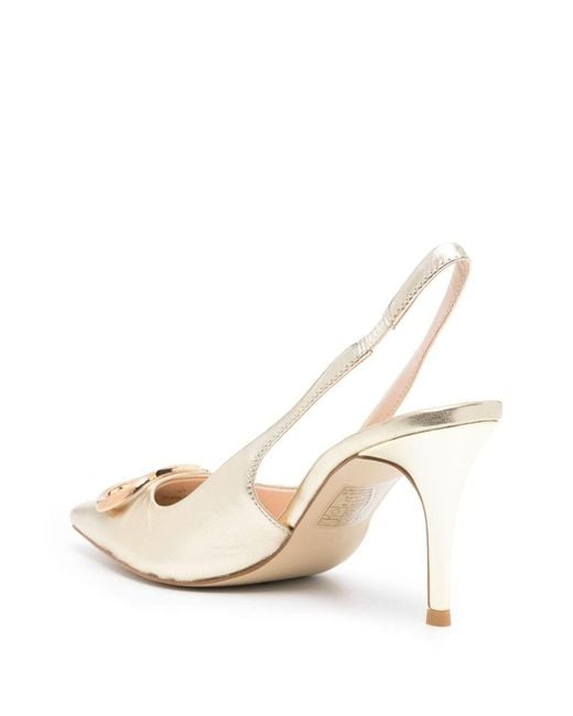 Twin Set Natural Slingback With Logo
