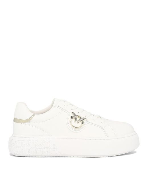 Pinko White "yoko" Sneakers