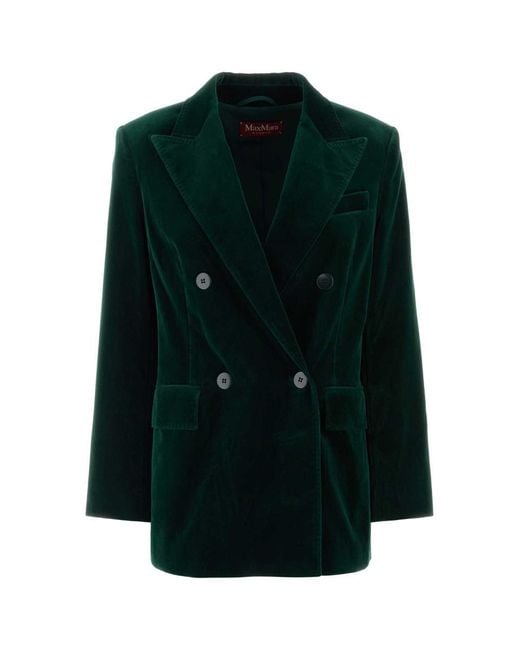 Max Mara Green Jackets And Vests