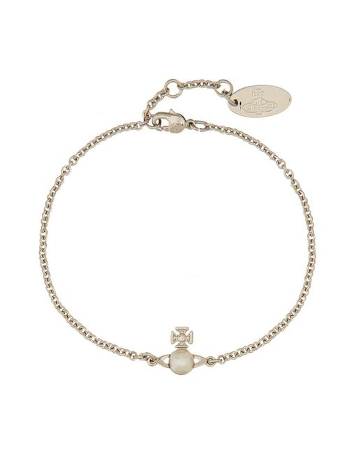 Vivienne Westwood White Bracciale "Balbina"