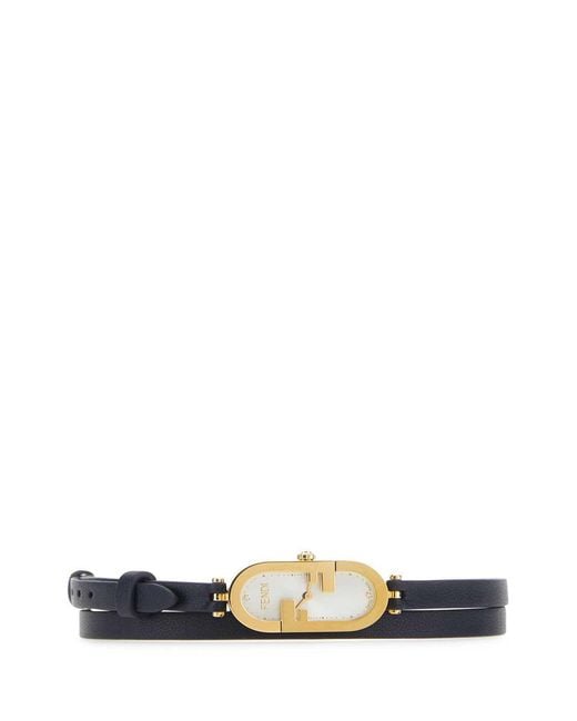 Fendi Black ' O'lock' Watch,