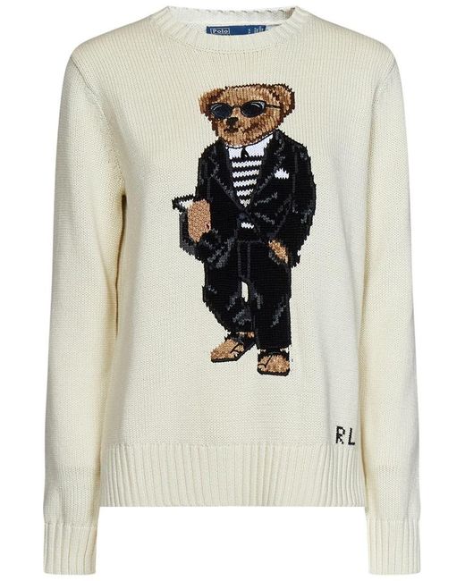 Polo Ralph Lauren Men's Big Tall Iconic Polo Bear Sweater