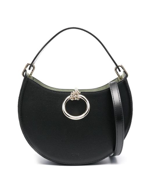 Chloé Black Arlène Leather Crossbody Bag