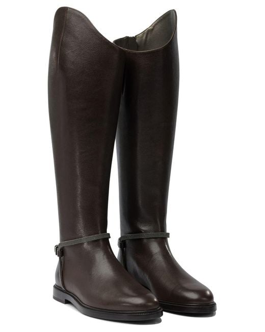 Brunello Cucinelli Black "Classic" Boots