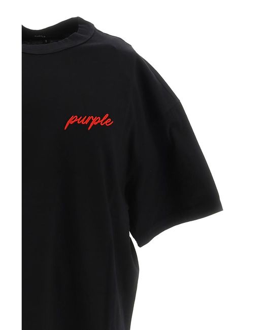 Purple Brand Black T-shirts & Vests for men
