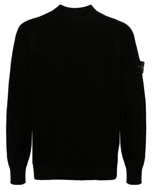Stone Island Black Sweaters for men